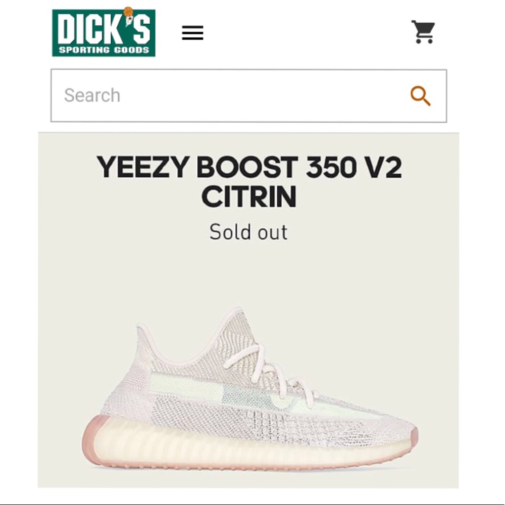 ✨🎉HPx2🎉NIB Yeezy Boost 350 V2 “Citrin” - Picture 6 of 8